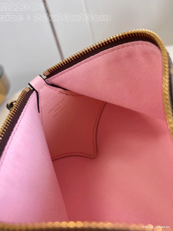 Official oldcobbler VUITTON LOUIS Pouch-22.5*13*13CM Bloom 0820